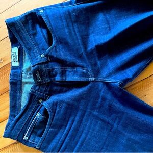 Naked and Famous “Weird Guy” deep indigo.